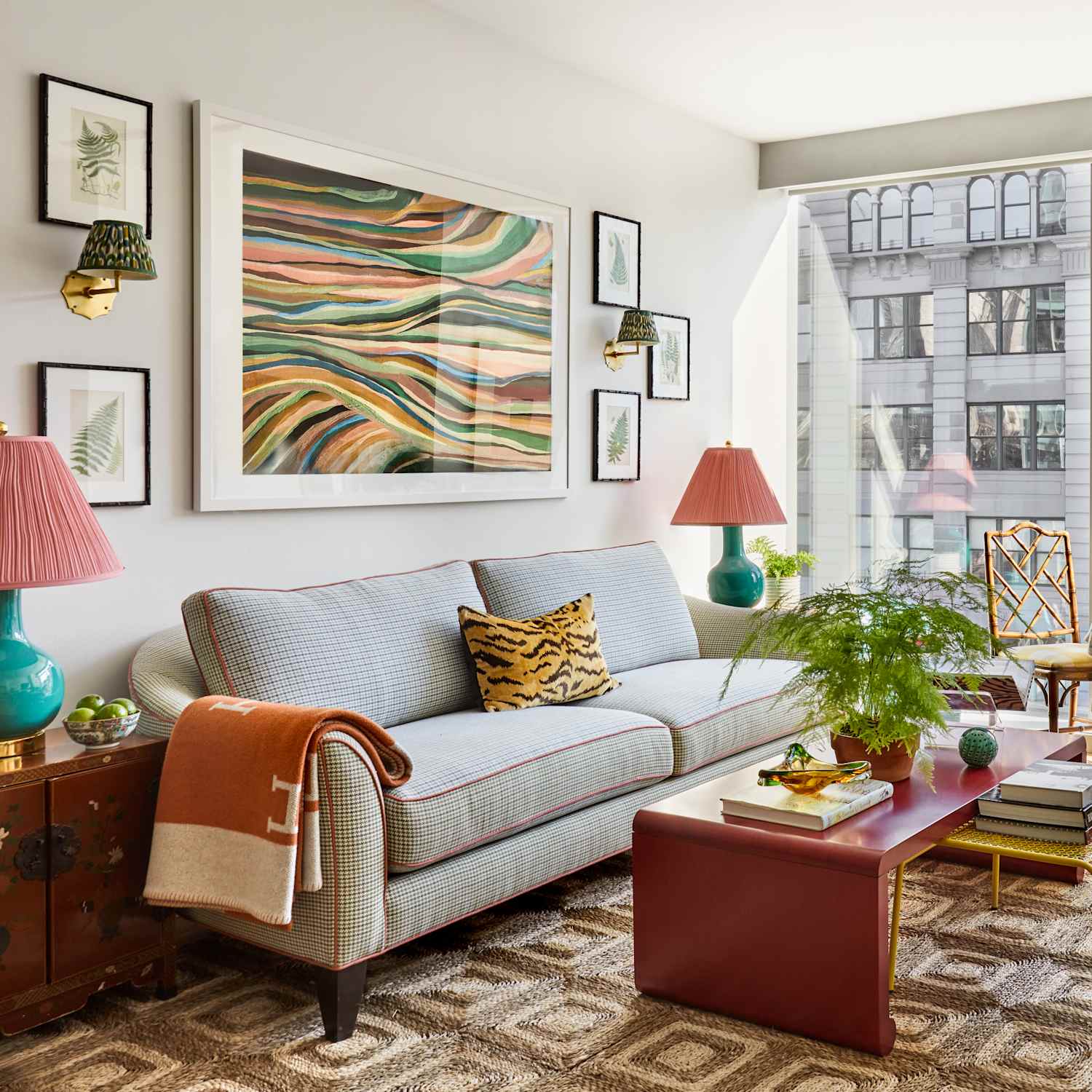 Tour Hollis Loudon's Patterned, Colorful Brooklyn Rental